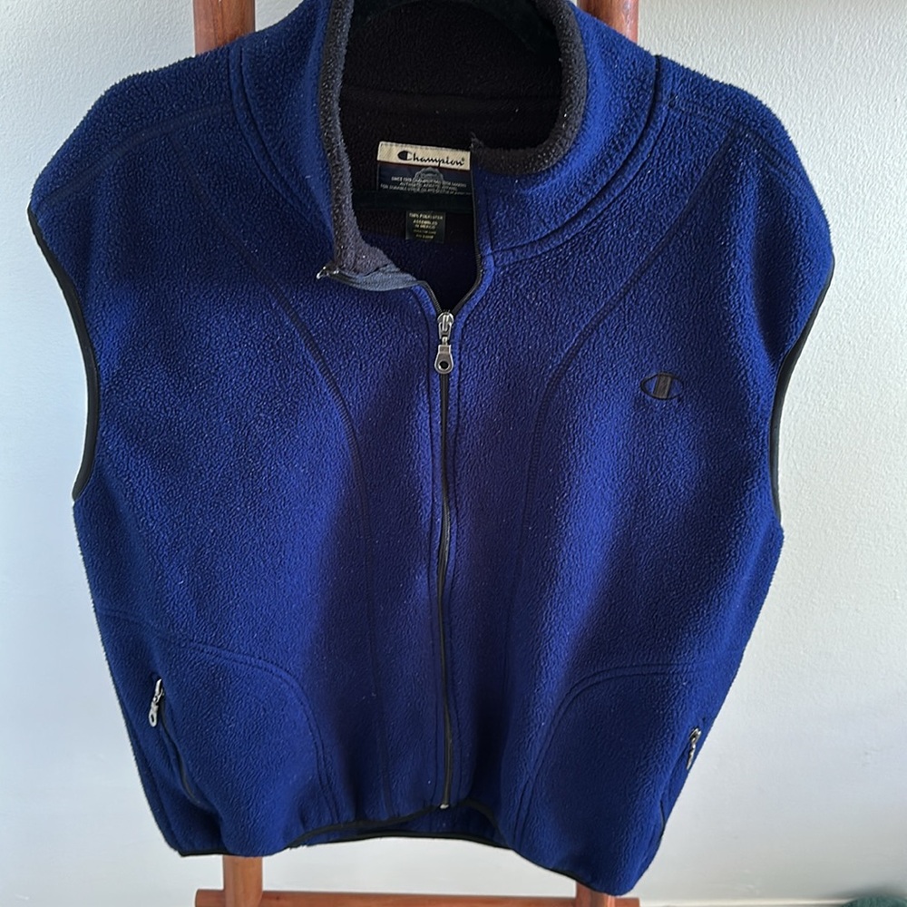 Vintage 90s Champion fleece vest